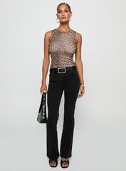 Warm Honey Top Leopard