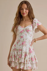 Pettra Floral Mini Dress