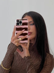 Easten Iphone Case Pink Stripe