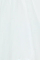 Giving All Of Me Strapless Tulle Mini Dress White