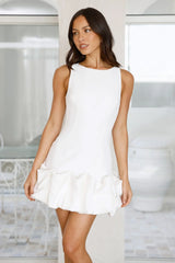 Enchanted Charm Mini Dress White