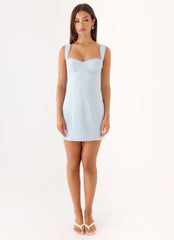 Christopha Mini Dress - Blue