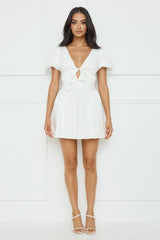 Golden Hour Muse Mini Dress White