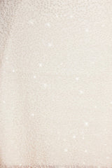Embellished Asymmetric Neck A-Line Mini Dress in White