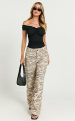 Lioness - Crue Off Shoulder Top in Onyx