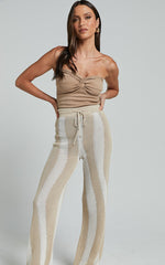 Runaway The Label - Zanzibar Pants in Sand/White