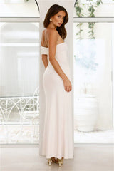 Lavish Luxe Off Shoulder Maxi Dress