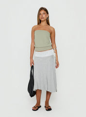 Judsen Relaxed Strapless Top Sage