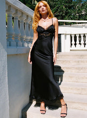 Jorjette Lace Maxi Dress Black