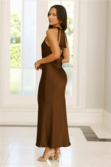 Icon Status Satin Maxi Dress