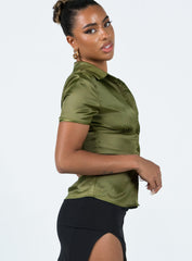 Bessie Top Khaki