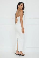 Chic Sophistication Maxi Dress White