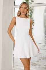 Greatness Girl Mini Dress White