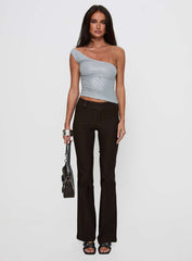 Kinkirk Flared Pants Chocolate Tall