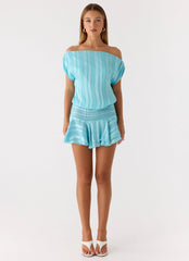 Lowey Mini Dress - Pale Blue