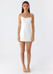 Famous Mini Dress - White