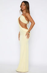 Monaco Moment Maxi Dress Lemon