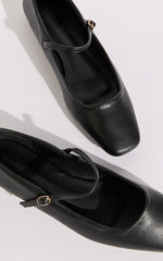 Billini - Fion Ballet Flat in Black Matte PU