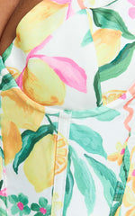 Janice Top - Bustier Crop Top in Le Citron