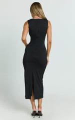 Lioness - After Hours Midi Dress in Onyx