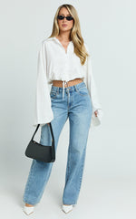 Wanda Shirt - Button Up Shirt in White