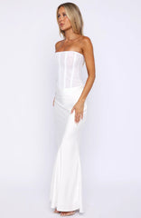 Forever Starts Now Maxi Skirt Off White